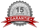 Garantie auf Produkte 15 Jahre